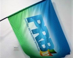 Bandeira promocional campanha politica